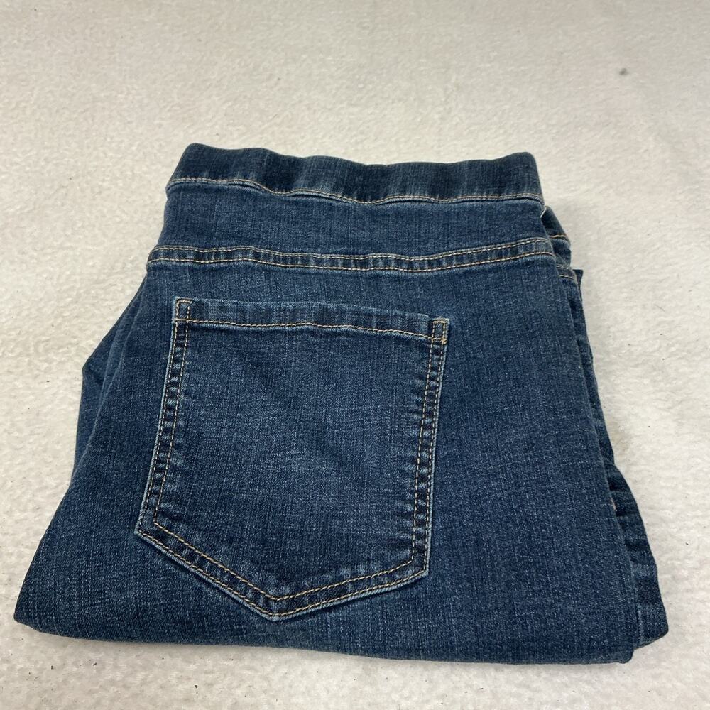 Time And True Stretch Jeans ~ Med Blue Mid Rise ~ Stretch Size XL 16-18, 3515